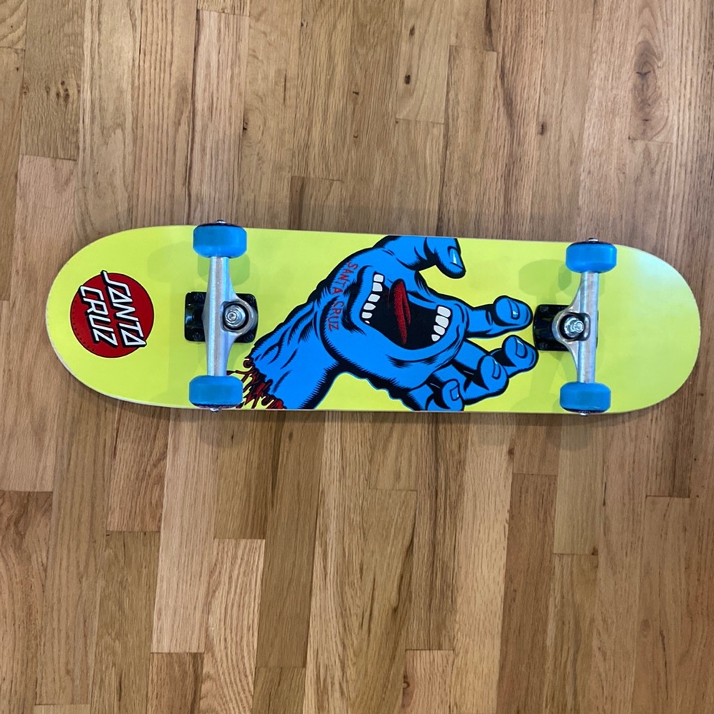 i have a santa cruz skateboard used once